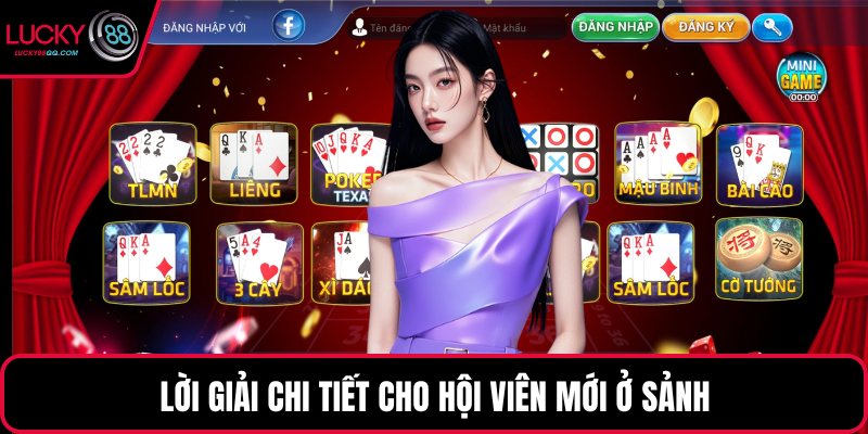 Lời giải chi tiết cho hội viên mới ở sảnh